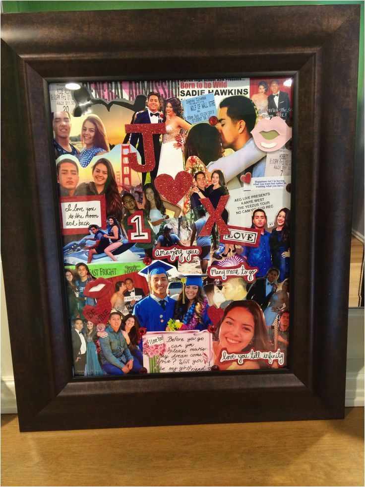 Birthday Gifts Ideas for Boyfriend Handmade Memories Collage Easy Diy Anniversary Gift Ideas for Him
