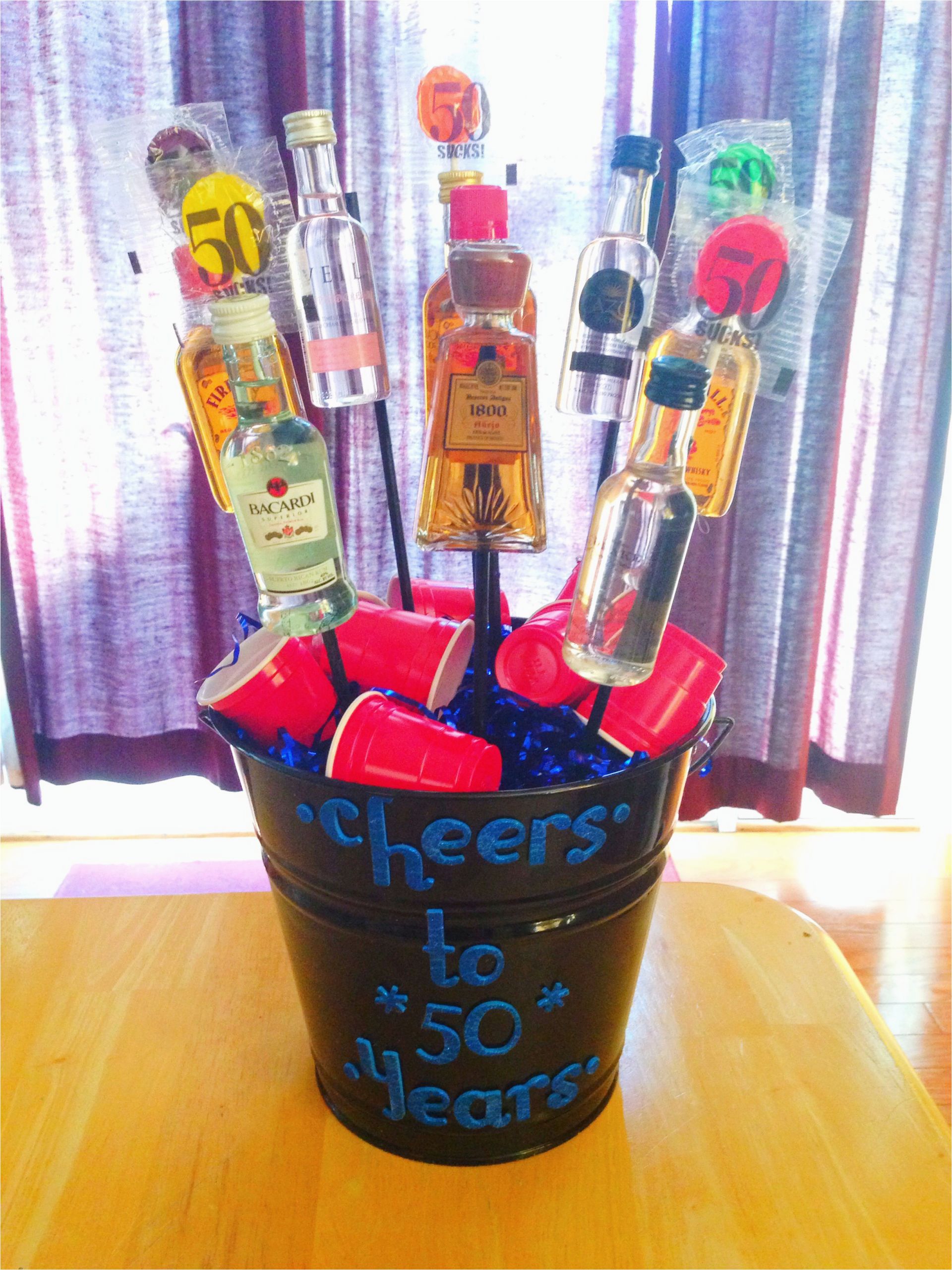 Birthday Present for 50 Years Old Man Alcohol Gift for Over 21 Year Olds Pinterest Inspired