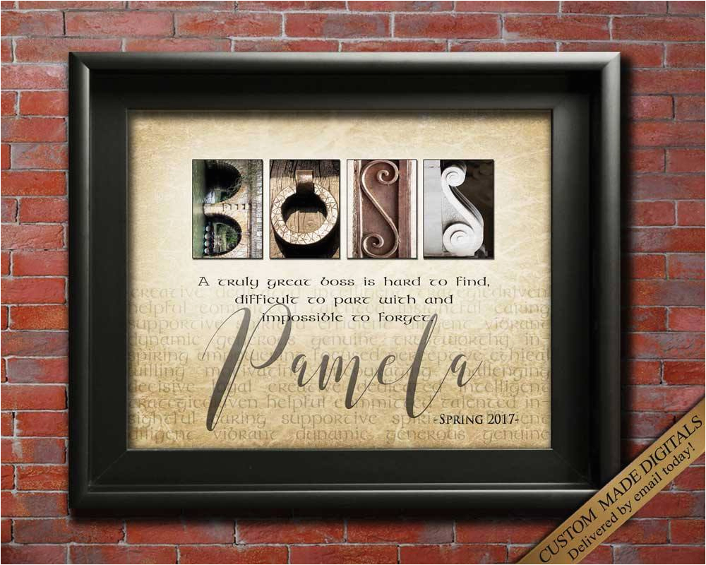 Birthday Present for Male Boss Corporate Tagged Quot Anniversary Quot Letter Art Gifts