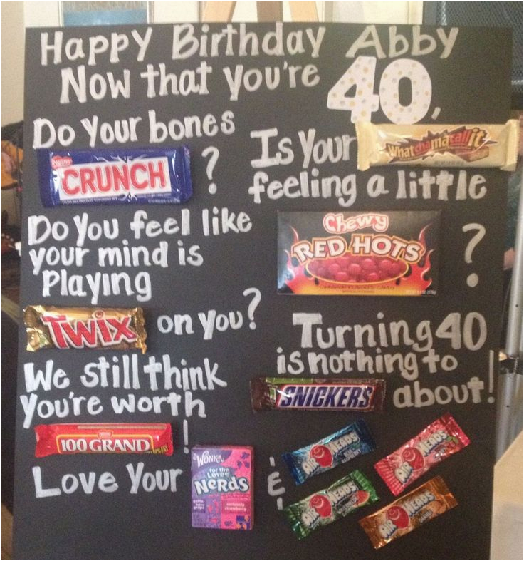 Birthday Present for Man Turning 40 16 Best Images About Candy Bar Boards On Pinterest Candy
