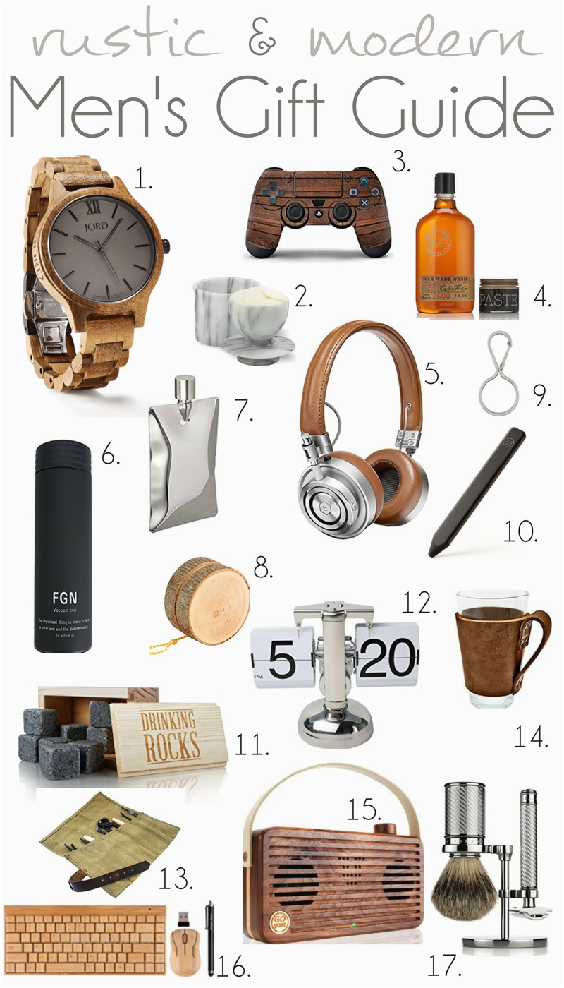Cool Birthday Gifts for Husband 2016 Rustic and Modern Men 39 S Gift Guide Ideas Knick