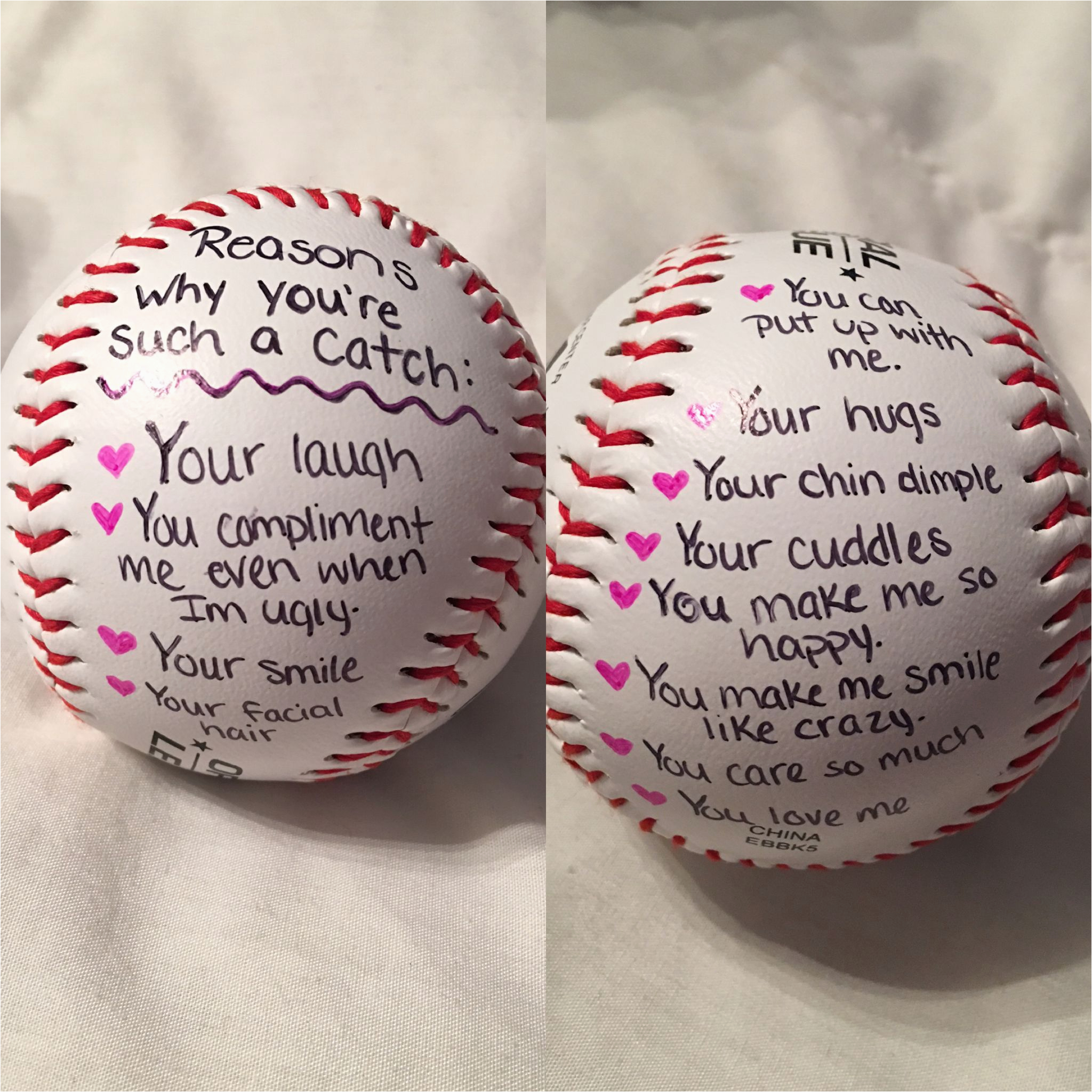 Cute Birthday Gifts for Boyfriend Diy Cute Baseball Gift for Him Gift Ideas Pinterest