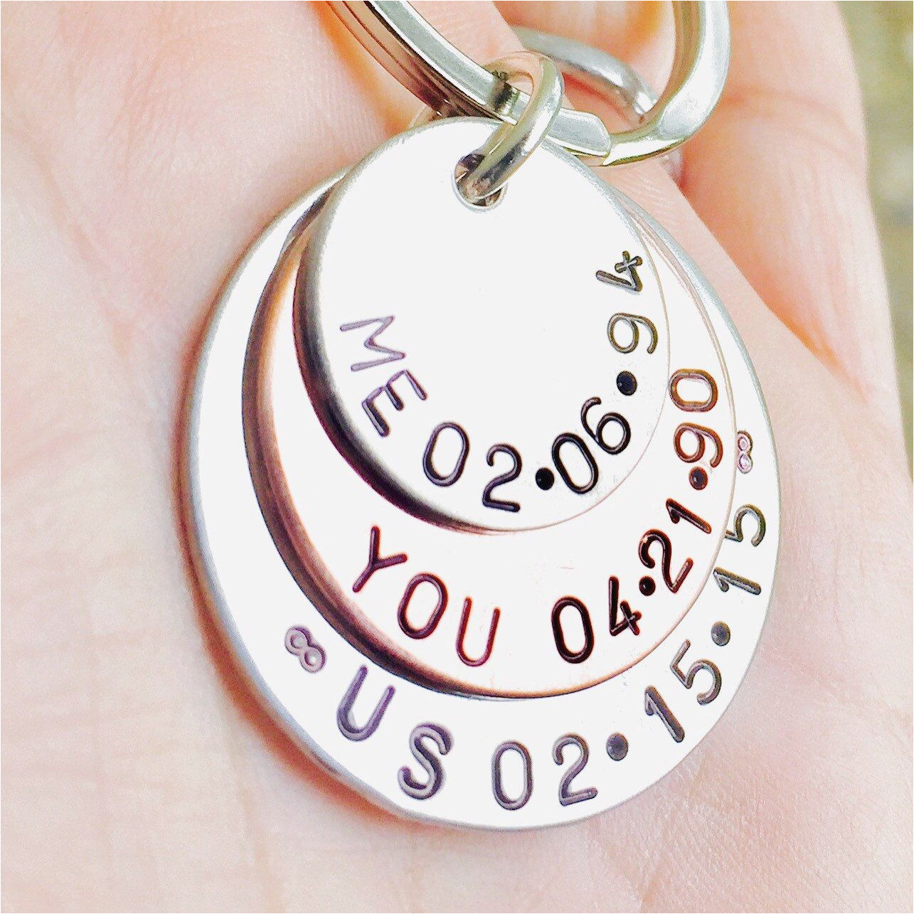 Different Birthday Presents for Him Me You Us Personalized Keychain Christmas Gifts for Him