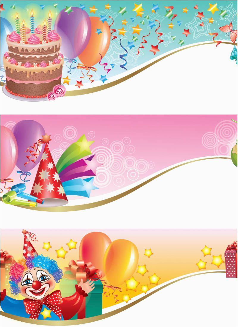 Download Free Happy Birthday Banner Clipart Happy Birthday Banners Vector Thousands Free Vector