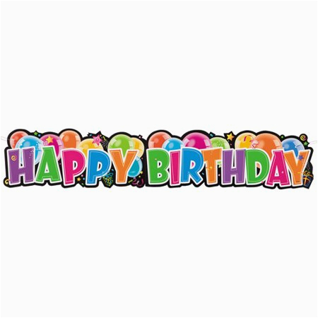 Free Picture Of Happy Birthday Banner Happy Birthday Giant Jointed Banner Walmart Com