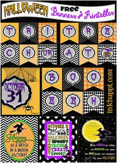 Free Printable Halloween Happy Birthday Banner 52 Best All Hallows Eve Free Printable Banners Images