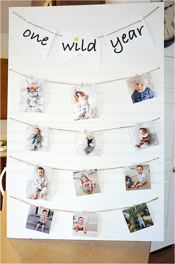 Gold Happy Birthday Banner Hobby Lobby where the Wild Things are First Birthday Belle Vie