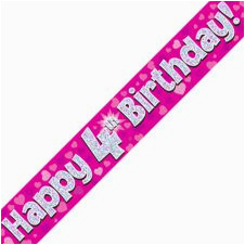 Happy 16th Birthday Banner Pink Back In Stock