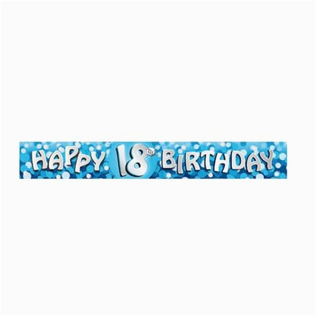 Happy 18th Birthday Banner Free Happy 18th Birthday Foil Banners 2 7 M Amscan 551785 1