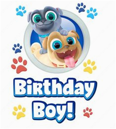 Happy 2nd Birthday Banner Boy Craft Your Own Diy Sail Boat Race with Bingo Rolly Hissy