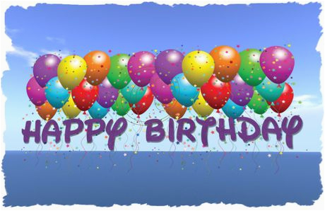 Happy 2nd Birthday Banner Girl Second Life Marketplace Happy Birthday Balloons