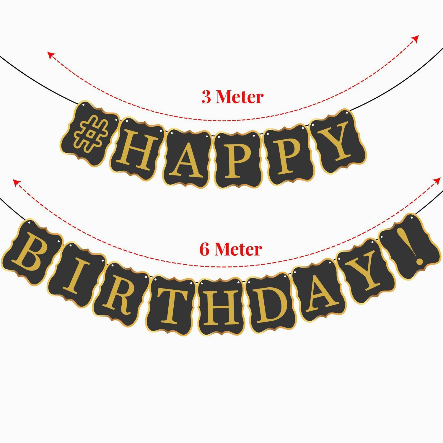 Happy 30th Birthday Banner Gold 30th Birthday Decorations Party Kit Happy Birthday