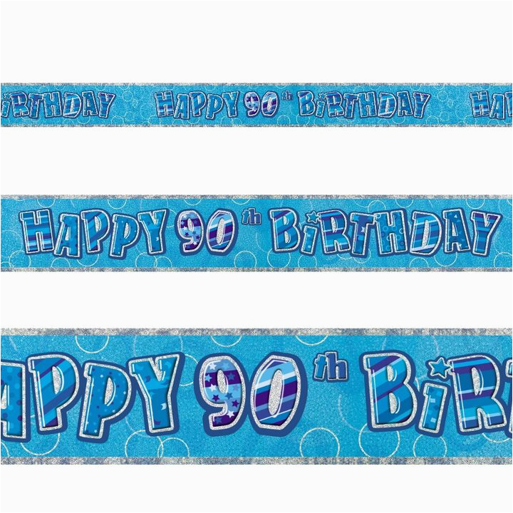 Happy 90th Birthday Banners Perfect for Celebrating Any 90th Birthday In Style This