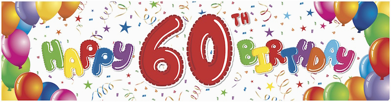 Happy Birthday Banner 60s Products Partymoods Happy Birthday Banner 60s Products Partymoods