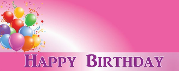 Happy Birthday Banner Design Pics Happy Birthday Faded Pink Celebration Design Personalised