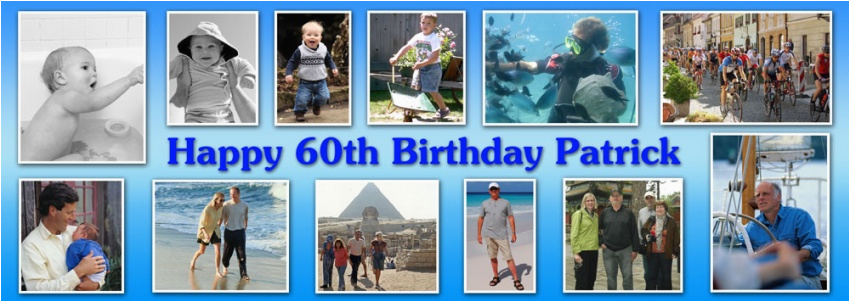 Happy Birthday Banner Edit Photo Bannerama Personalised Banners