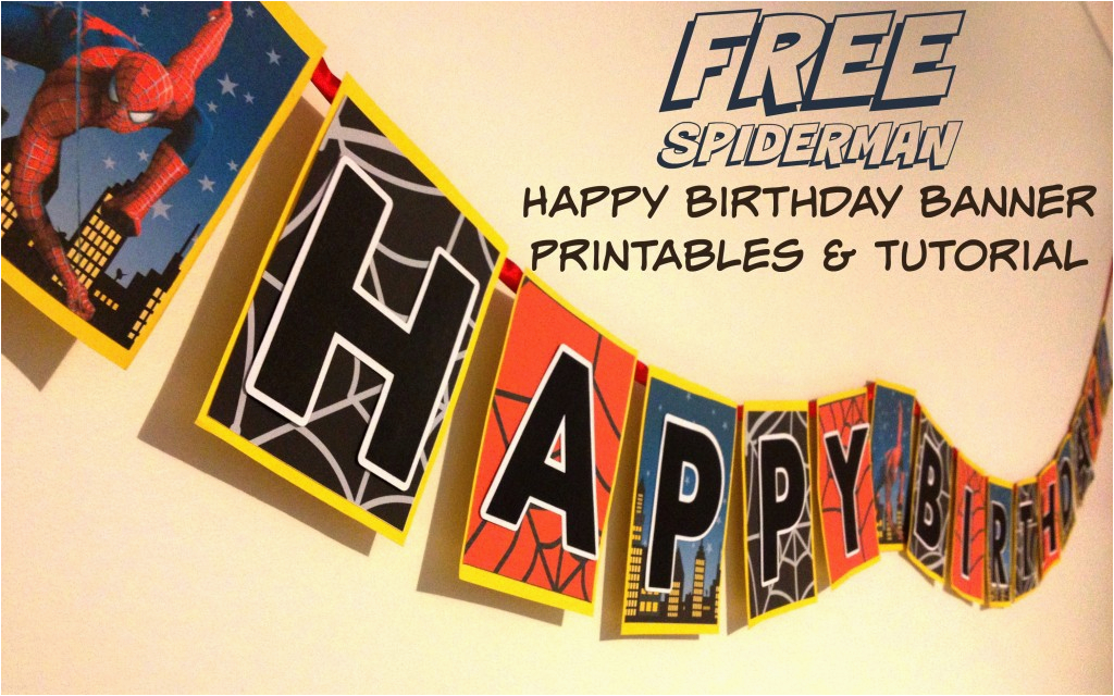 Happy Birthday Banner Free Printables Diy Superhero Birthday Party Batman Spiderman Captain Happy Birthday Banner Free Printables Diy Superhero Birthday Party Batman Spiderman Captain