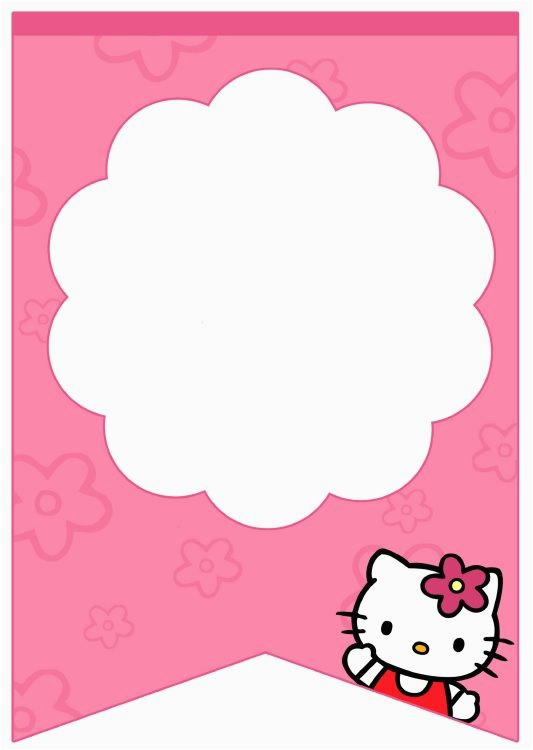 Happy Birthday Banner Hello Kitty Free Free Printable Hello Kitty Baby Shower Invitation
