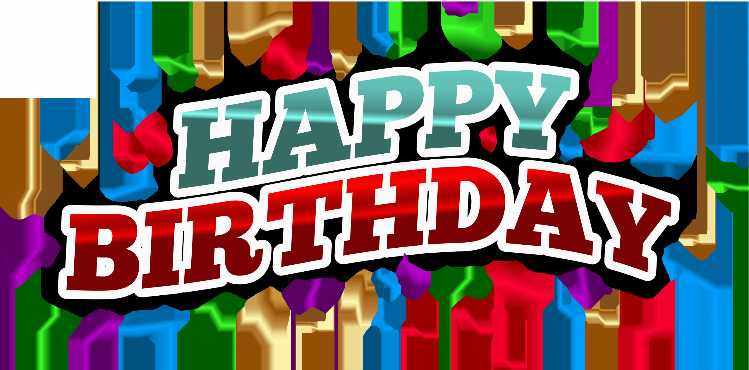 Happy Birthday Banner Images Png Colorful Happy Birthday Png Clip Art Image Gallery