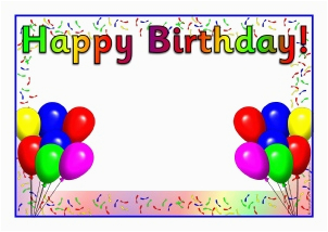 Happy Birthday Banner Images with Name Birthday Board Timeline Display Headings Printable