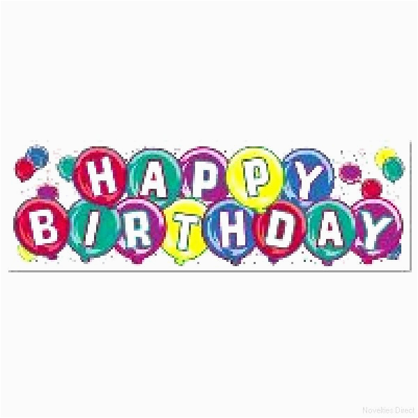 Happy Birthday Banner In Japanese Happy Birthday Banner Novelties Parties Direct Ltd