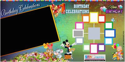 Happy Birthday Banner Layout Indian Birthday Designed Flex Banners Psd File Free