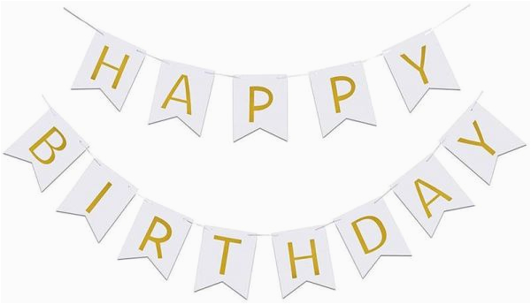 Happy Birthday Banner Pastel Colors Glitter Happy Birthday Bunting Banner Hanging Garlands