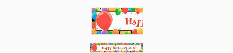 Happy Birthday Banners Party City Custom Happy Birthday Banners Happy Birthday Signs