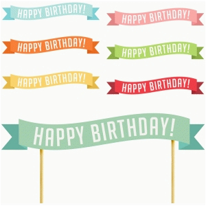 Happy Birthday Kaka Banner Silhouette Design Store View Design 78535 Printable