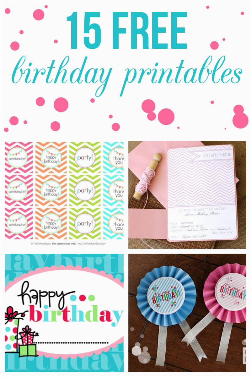 Happy Birthday Signs to Print Free 15 Free Birthday Printables I Heart Nap Time