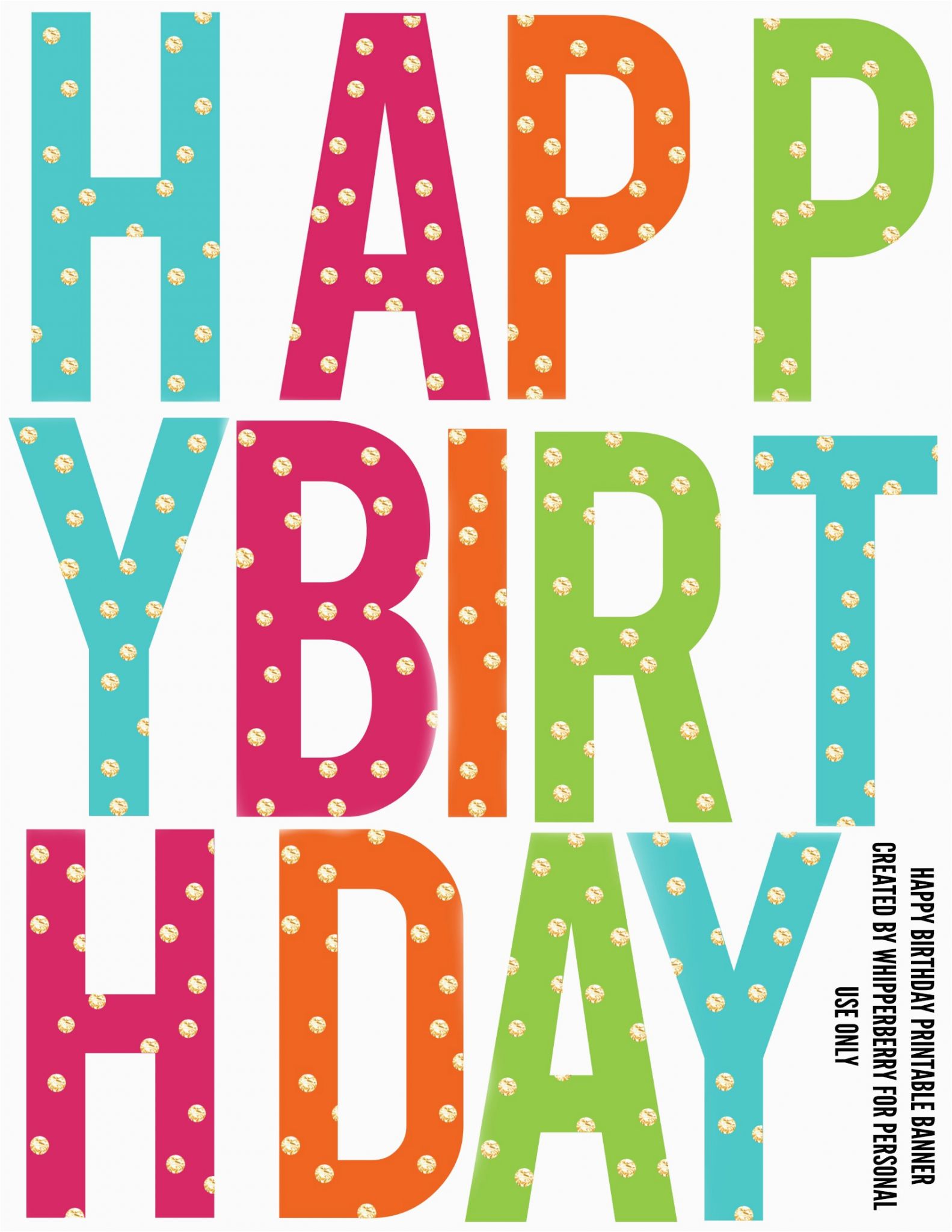 Birthday Signs Free Printable