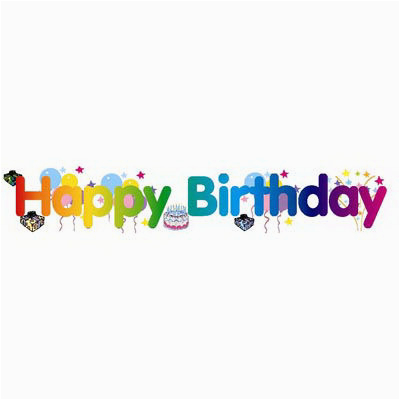 Happy Birthday to You Banner Large Happy Birthday Banner Festive Party Decoration for