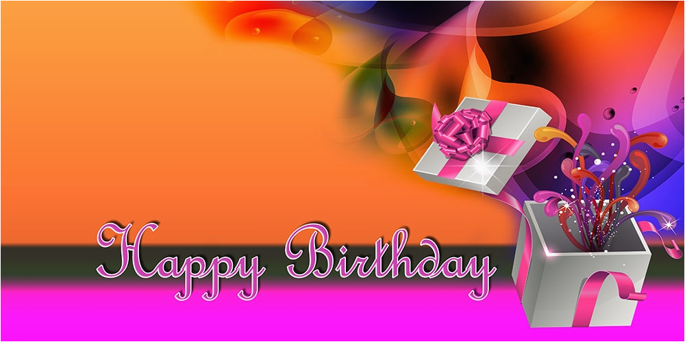 Happy Birthday Vinyl Banners Happy Birthday Banner Pink Gift Vinyl Banners