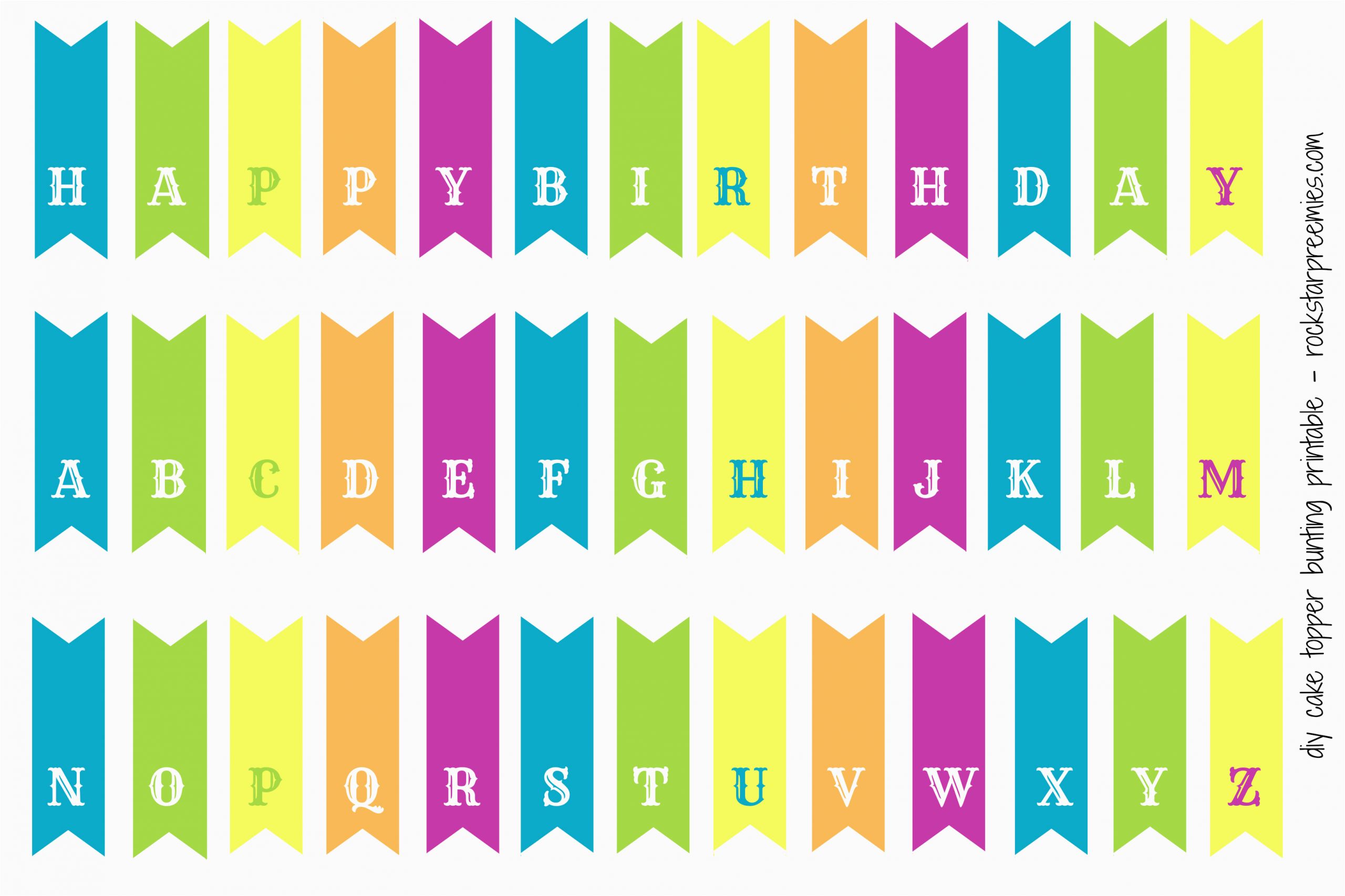 How to Make A Happy Birthday Banner In Word First Birthday for Two and A Free Diy Bunting Printable