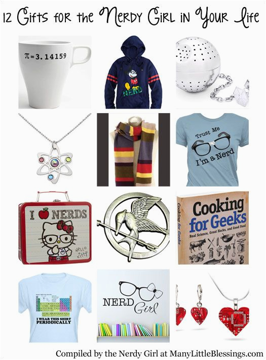 Nerdy Geek Gifts for Him 12 Gifts for the Nerdy Girl In Your Life Geek Nerd