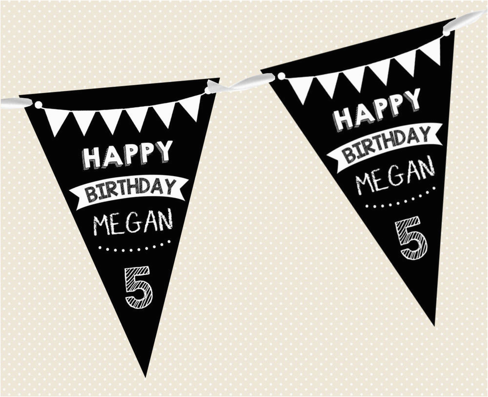 Personalised Happy Birthday Banners Uk Personalised Chalkboard Bunting Happy Birthday Children Personalised Happy Birthday Banners Uk Personalised Chalkboard Bunting Happy Birthday Children