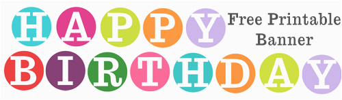 Print at Home Happy Birthday Banner Free Printable Happy Birthday Banner Archives Karen