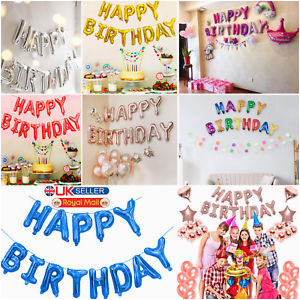 Self Inflating Happy Birthday Banner Card Factory Happy Birthday Balloons Banner Balloon Bunting Party Self Inflating Happy Birthday Banner Card Factory Happy Birthday Balloons Banner Balloon Bunting Party
