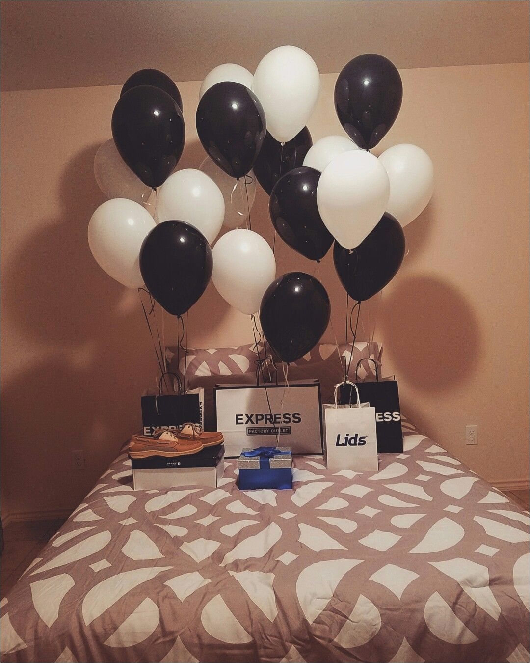 Surprise Birthday Idea for Him I Like the Black and White theme Subscribe to My Blog