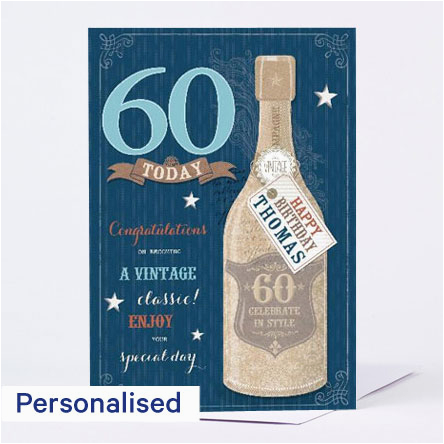 Unique 60th Birthday Gifts for Husband 60th Birthday Card Husband Aged to Perfection Only 1 49