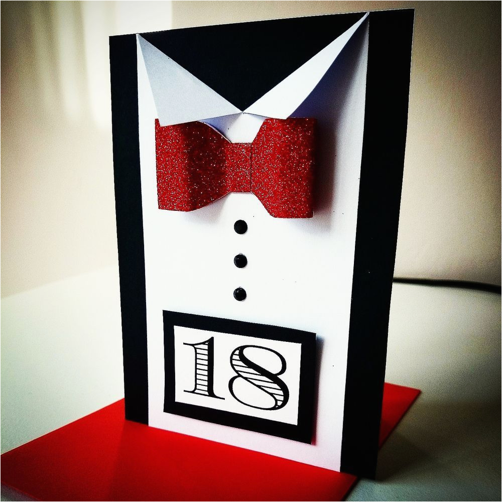 18 Year Old Birthday Presents Male 18th Handmade Birthday Card Justa Cards 18th Birthday