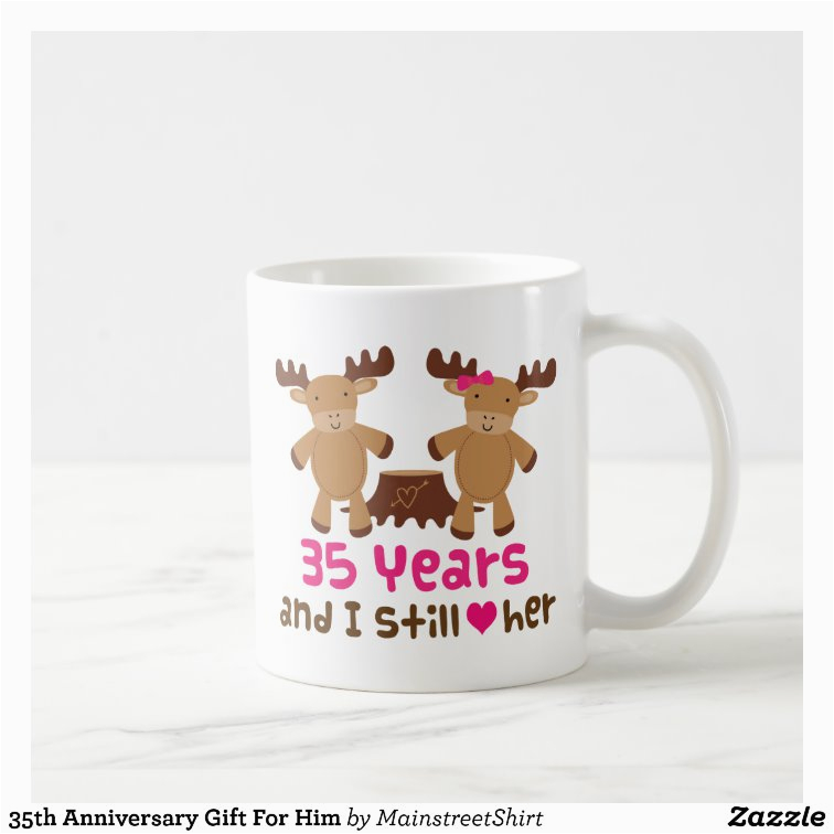 35th Birthday Present Ideas for Him 35th Anniversary Gift for Him Coffee Mug Zazzle