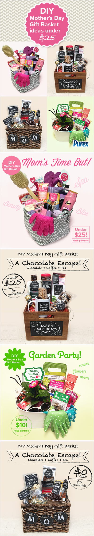 Birthday Gift Ideas for Him Under $25 Diy Mother S Day Gift Basket Ideas Under 25 Gift Ideas