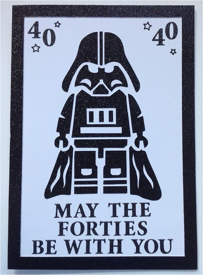 Birthday Gifts for Him Age 40 May the forties Be with You 40thbirthday E Birthday