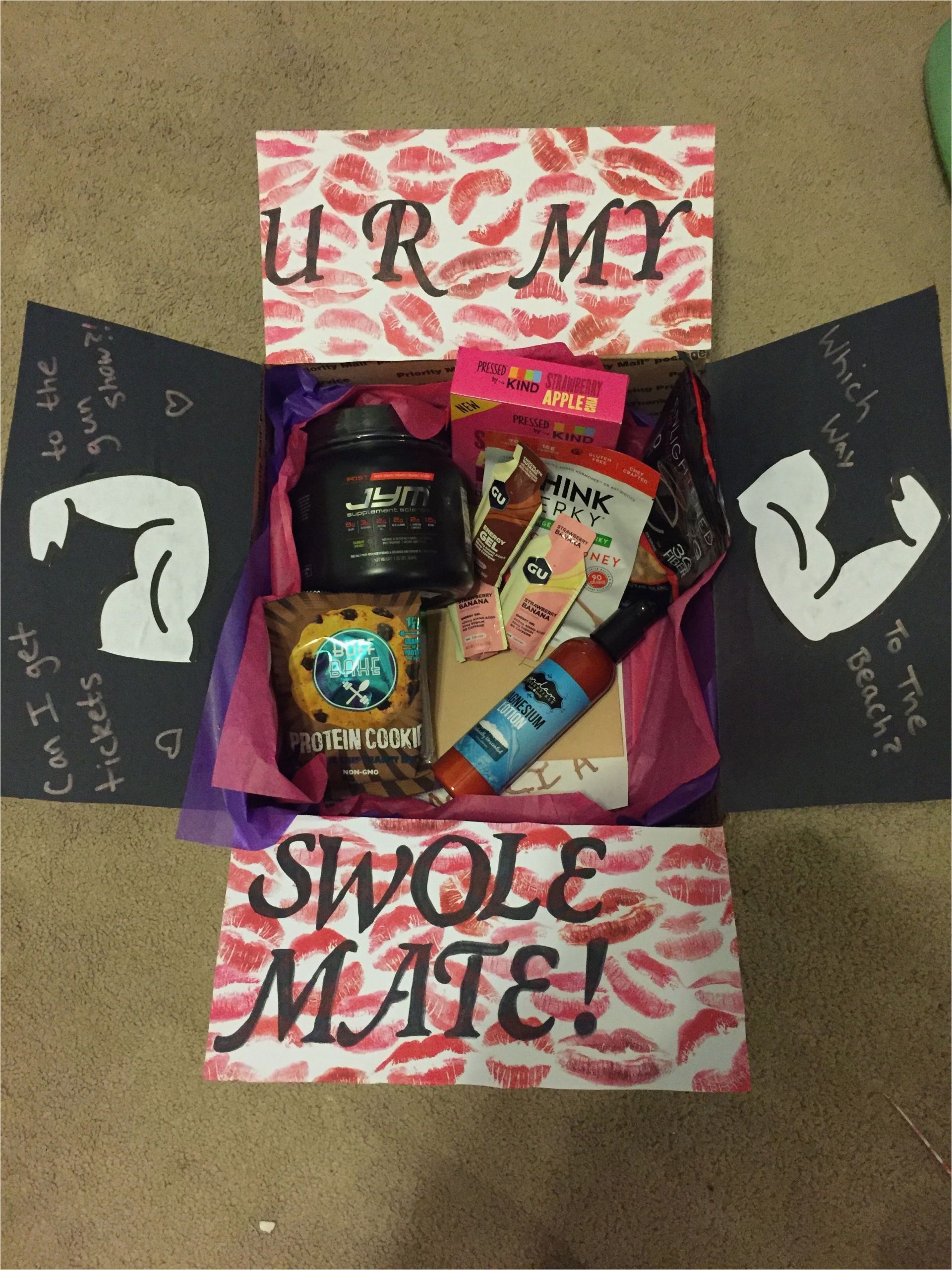 Birthday Gifts for Him by Post Valentines Care Package U R My Swole Mate Post Workout