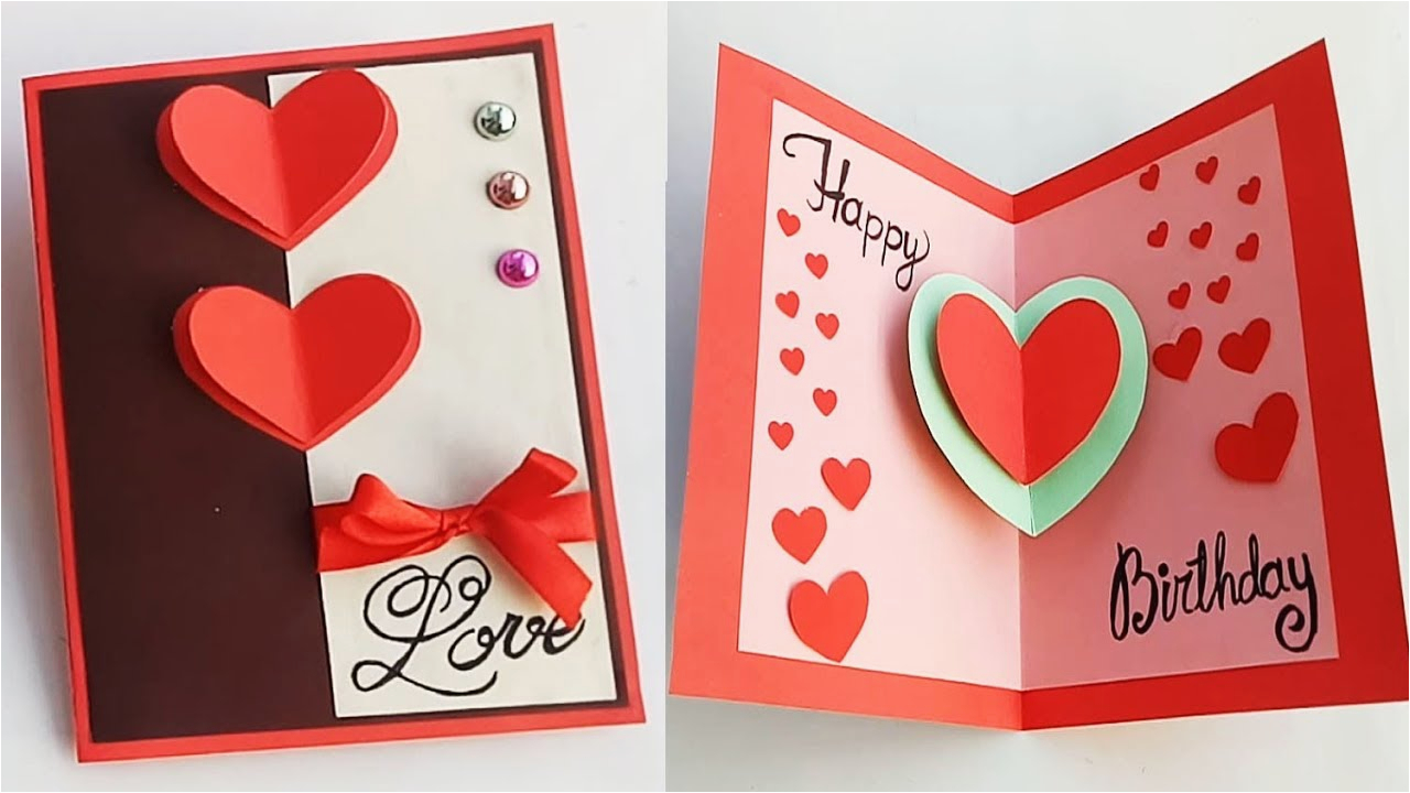 Birthday Gifts for Him Handmade How to Make Birthday Card for Boyfriend or Girlfriend