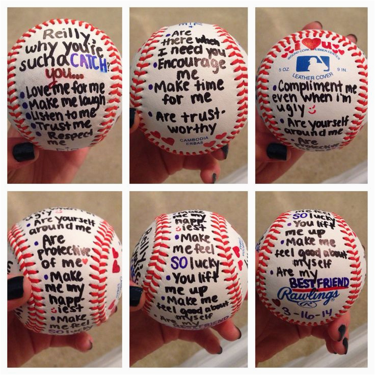 Birthday Gifts for Him Under $10 Gift for Baseball Player Boyfriend Stuff Pinterest