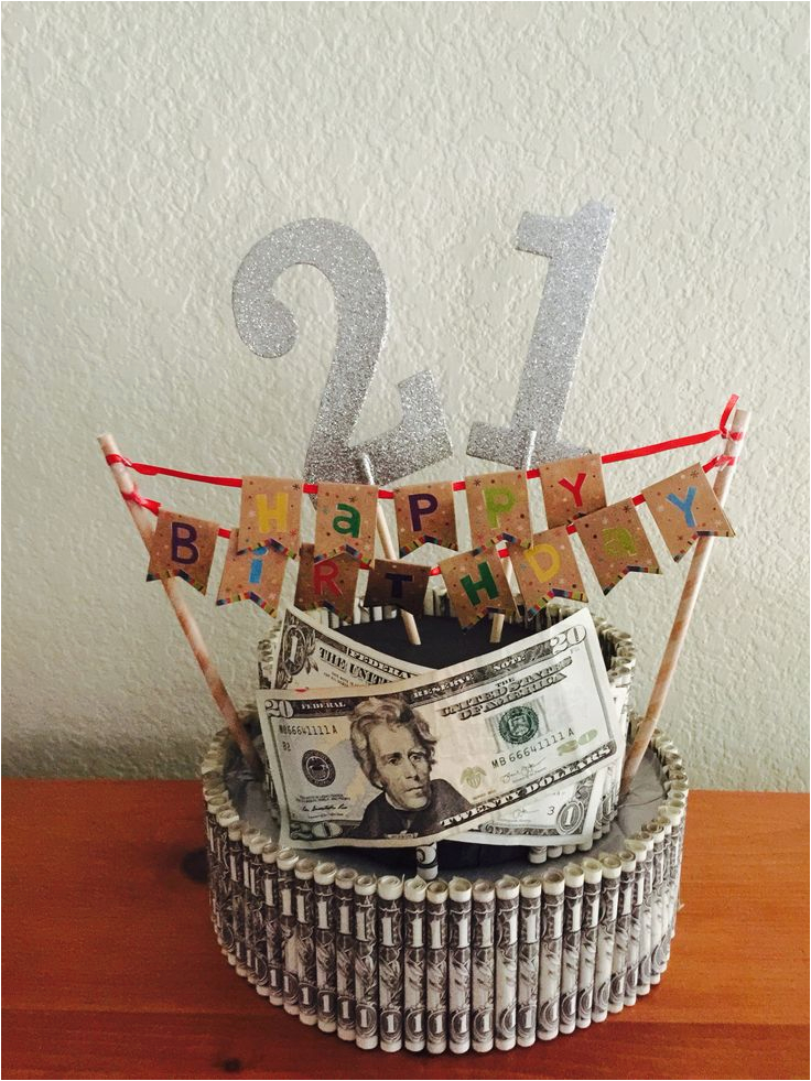 Birthday Gifts for Him with No Money 21st Birthday Money Cake Crafty Gifts Pinterest