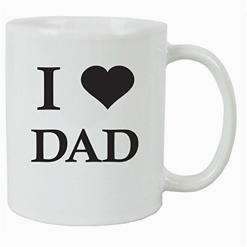 Birthday Gifts for Husband at Walmart I Love Dad 11 Oz White Ceramic Coffee Mug Pink with Free