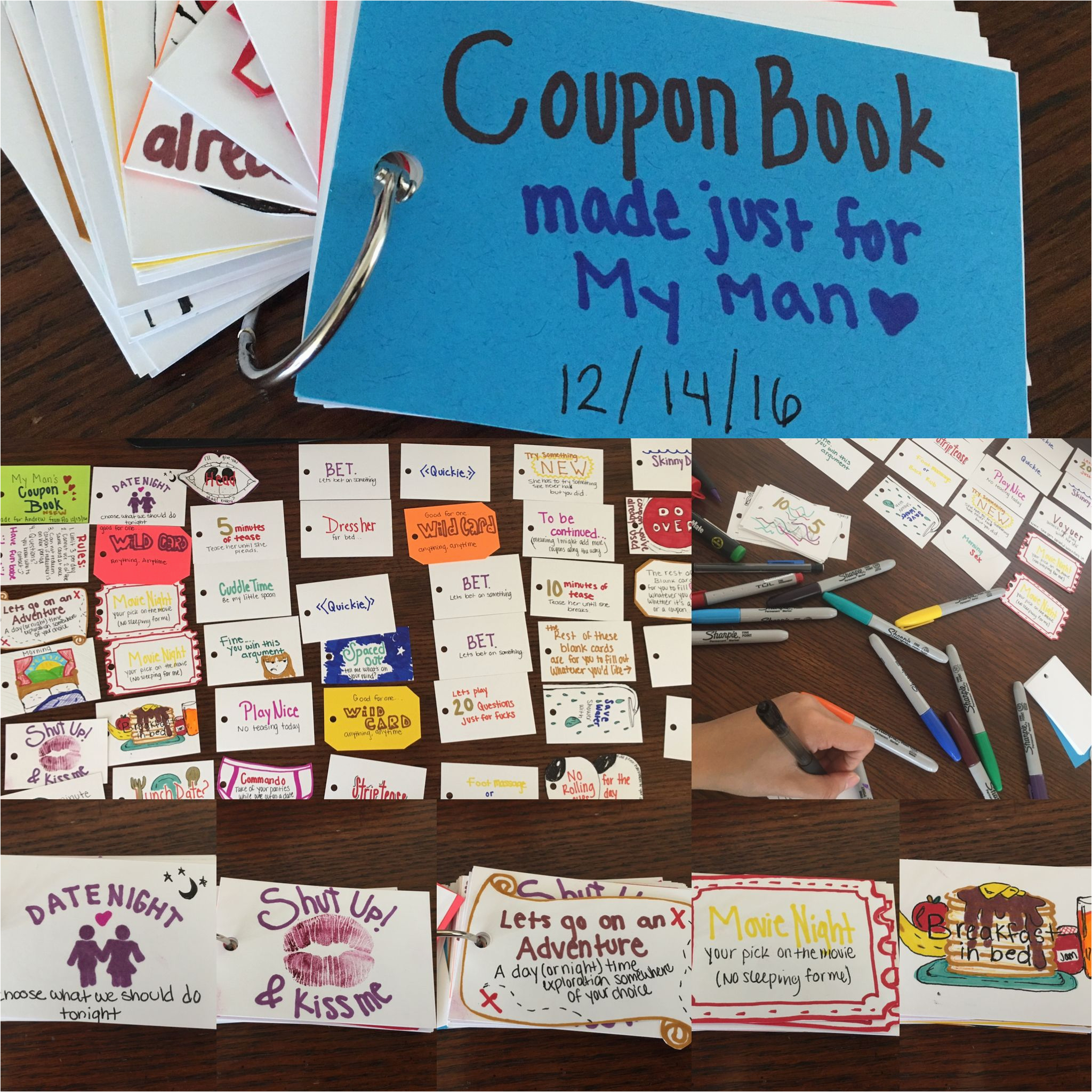 Cute Diy Birthday Gift Ideas for Boyfriend A Coupon Book Made for My Boyfriend as A Christmas Gift